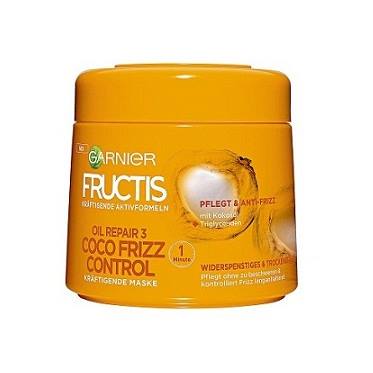 Kem ủ tóc Fructis Oil Repair 3 Coco Frizz Control KRÄFTIGENDE MASKE, 300 ml 