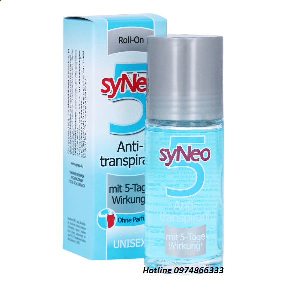 Khử Mùi Hôi Nách Syneo 5 Deo Roll-On Antitranspirant ohne Parfüm