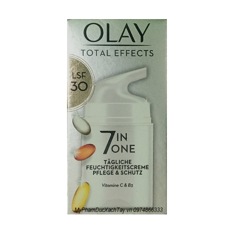 Kem dưỡng da chống lão hoá Olay Total Effects 7 in 1 Tagliche Feuchtigkeitscreme LSF 30 ban ngày